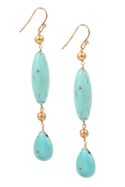 Stone Drop Earrings 