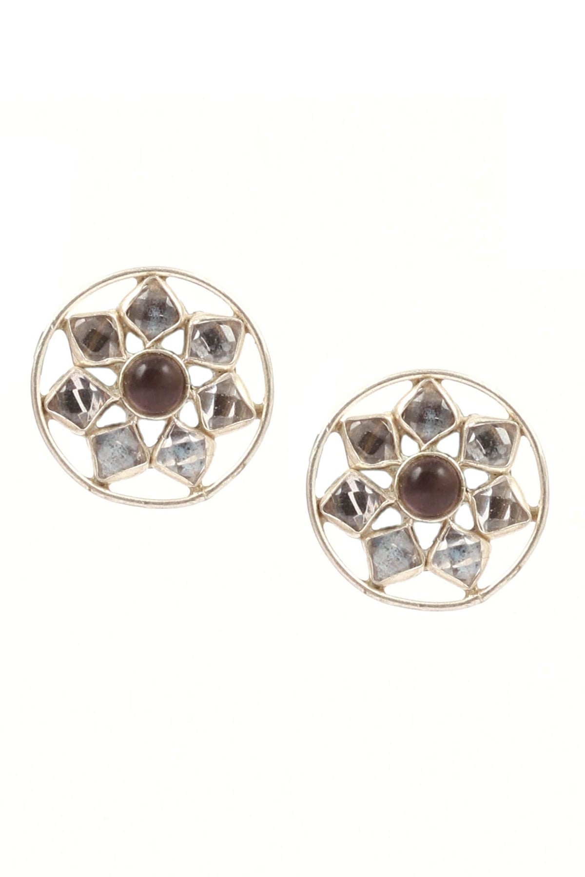 Floral Cutwork Earrings 