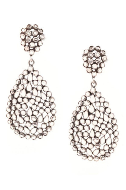 Stone Studded Dangler Earrings 