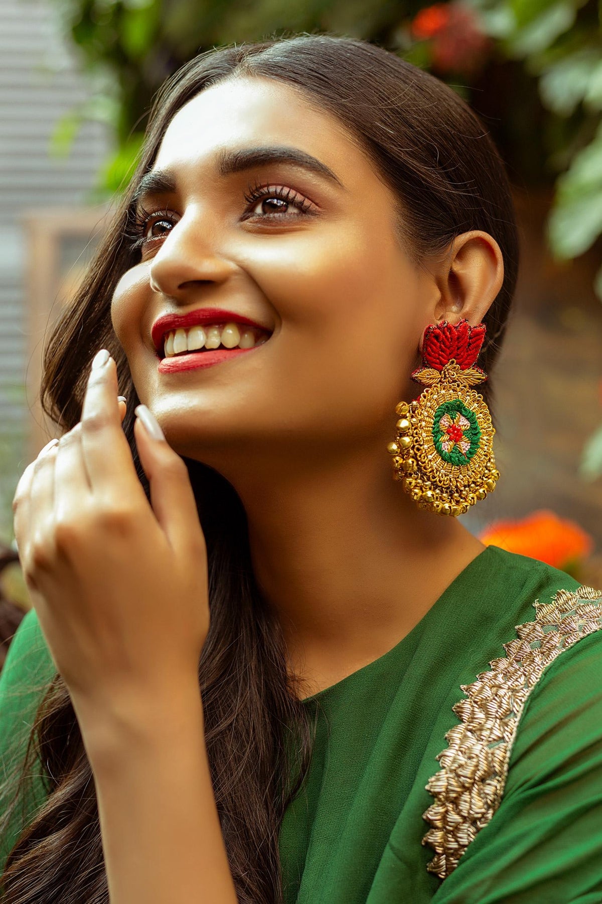 Ghungroo Drops Dangler Earrings 