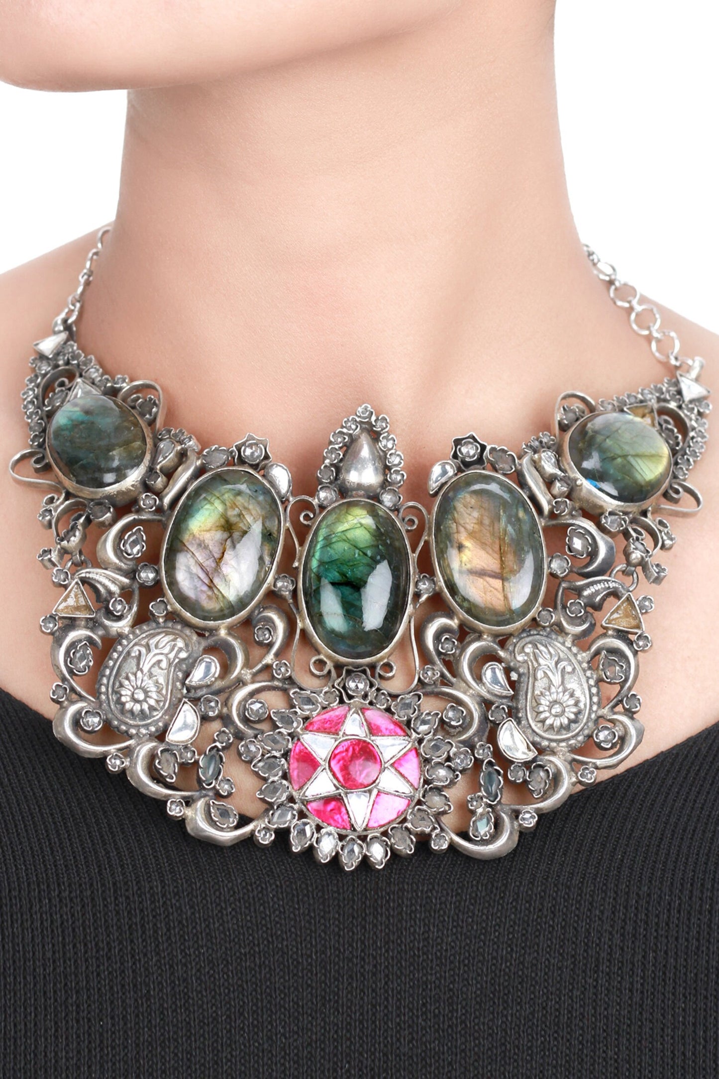 Handcrafted Stone Choker 