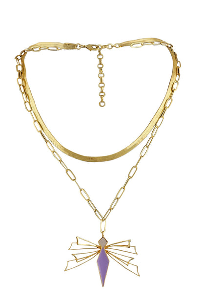 Elene Enamelled Layered Chain 