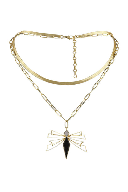 Elene Enamelled Layered Chain 