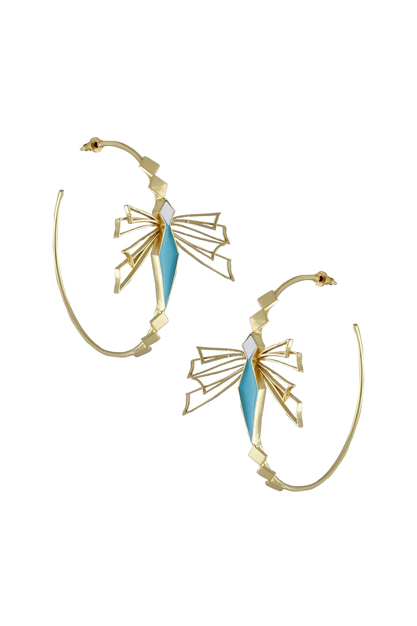 Elira Enamelled Hoops 