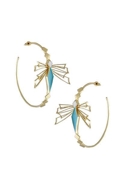 Elira Enamelled Hoops 
