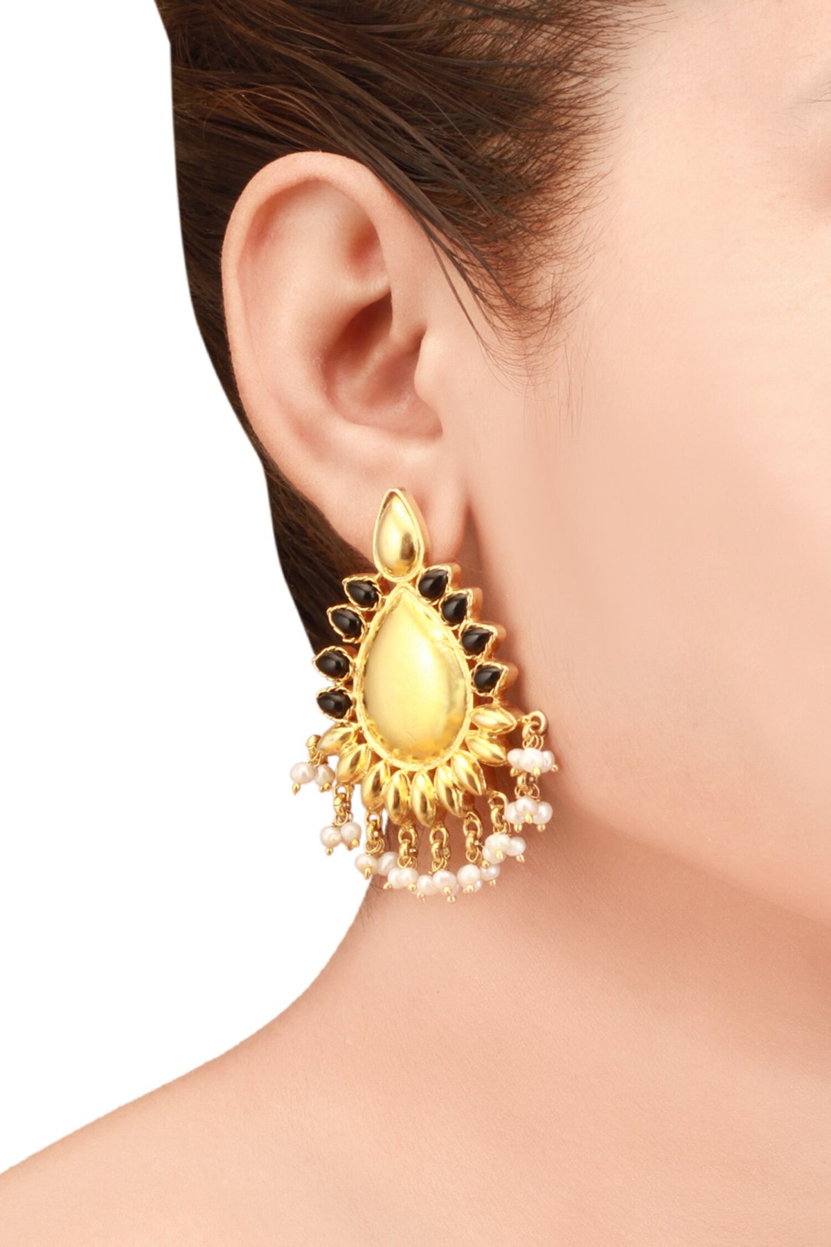 Handcrafted Teardrop Shape Earrings 