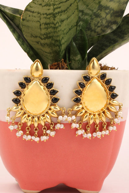 Handcrafted Teardrop Shape Earrings 