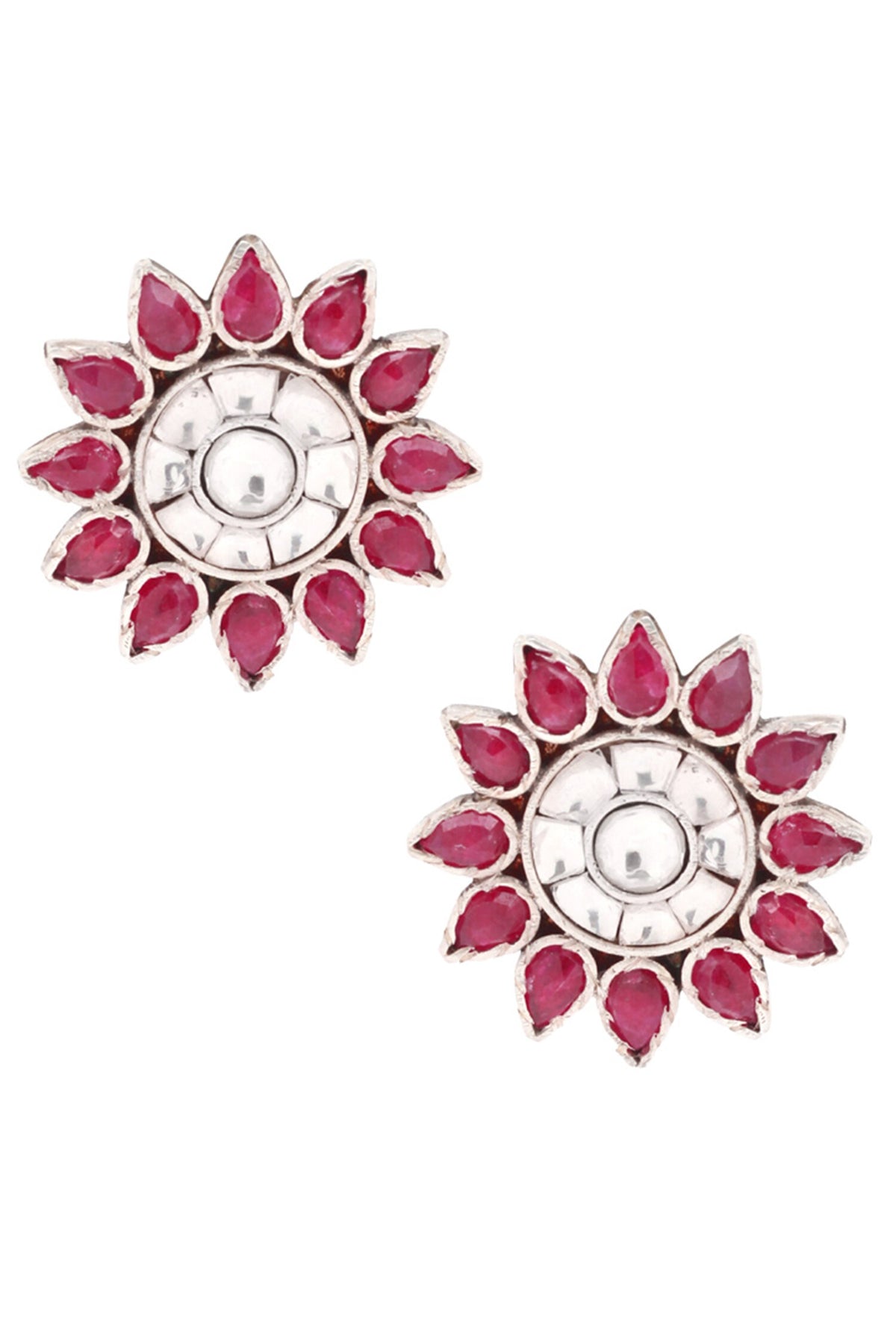 Floral Studded Earrings 