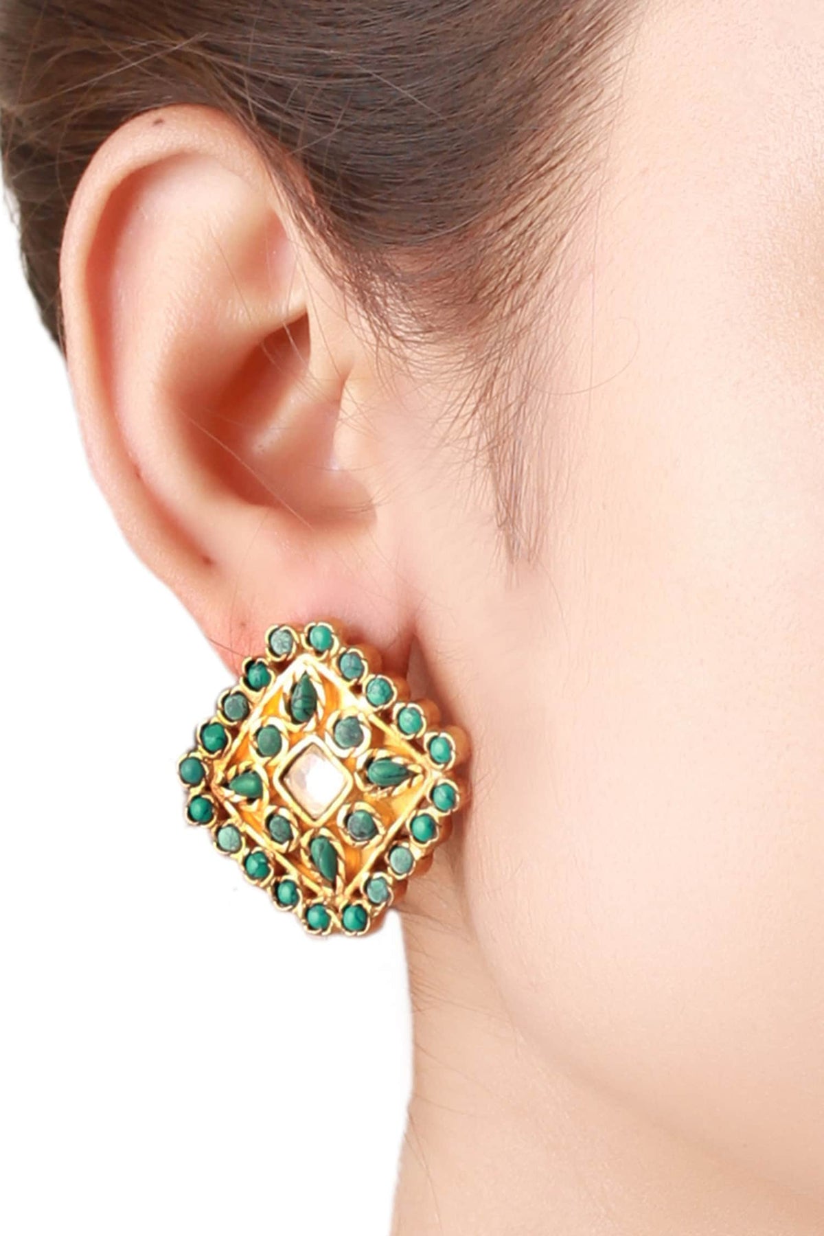 Geometric Motif Earring 