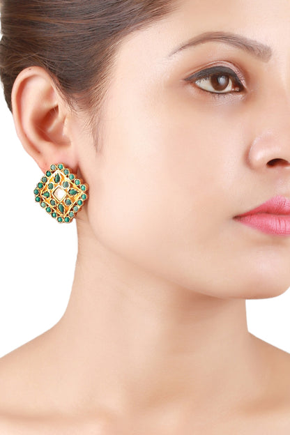 Geometric Motif Earring 