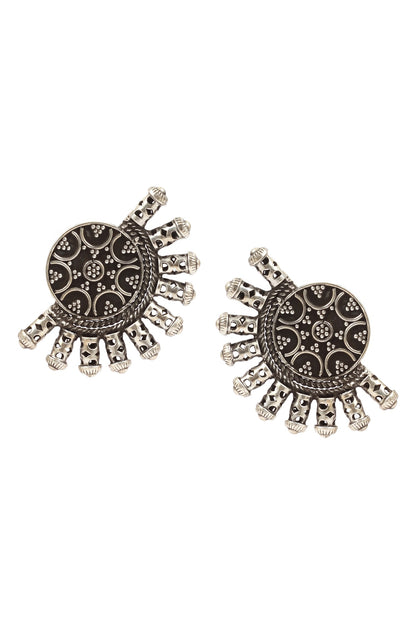 Handcrafted Geometric Stud Earring 