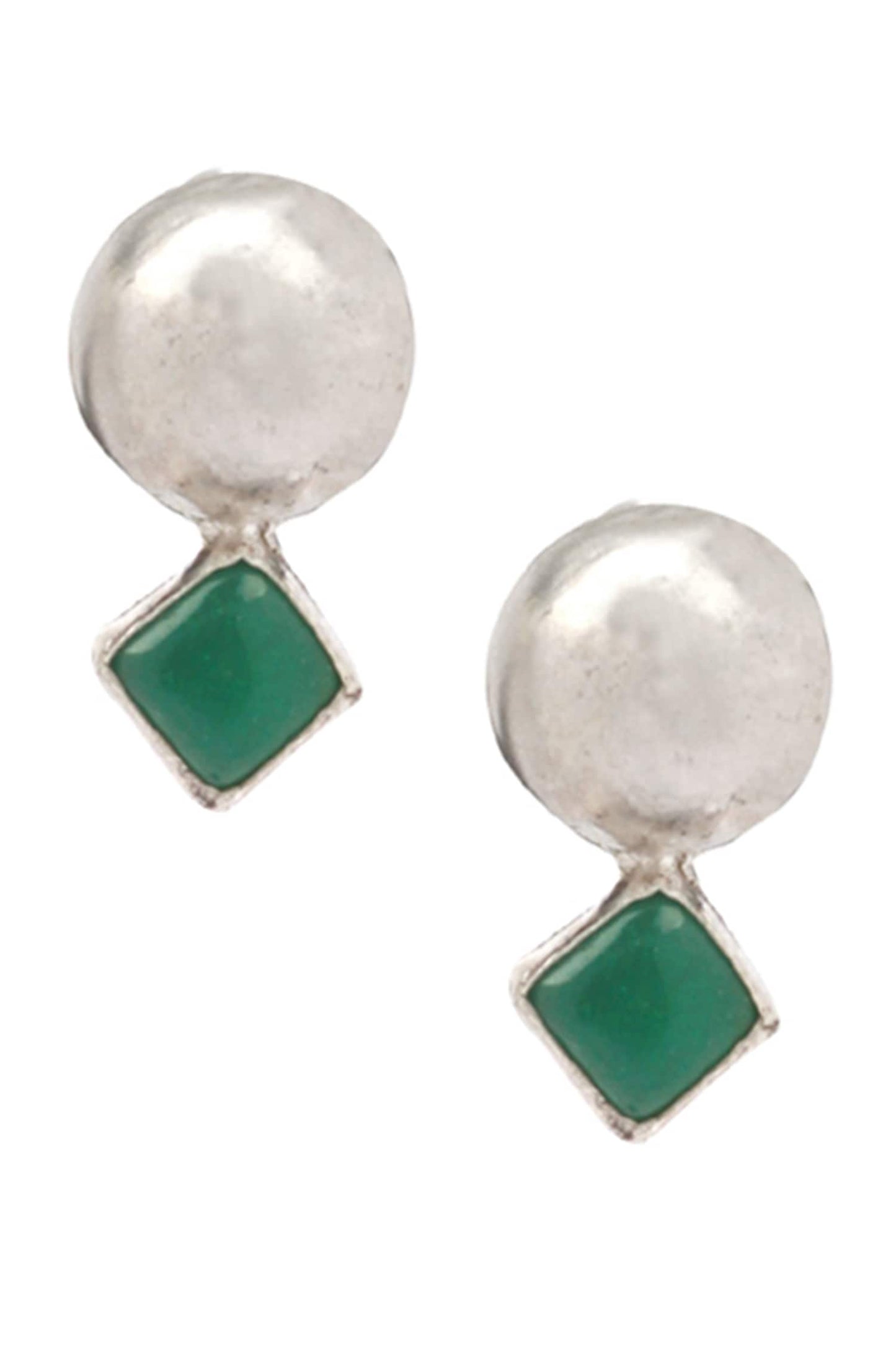 Handcrafted Geometric Stud Earring 