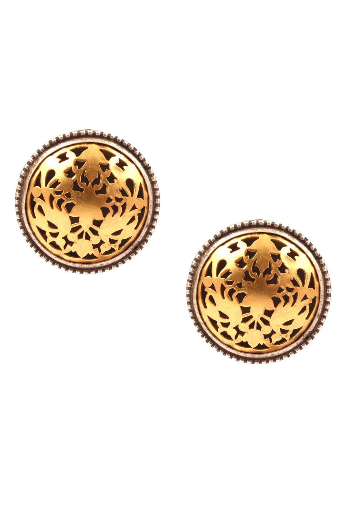 Floral Cut-out Stud Earrings 