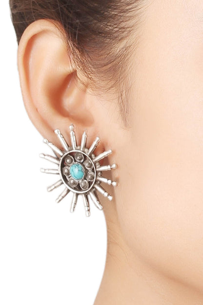 Sun Motif Studs 