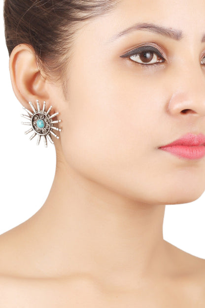 Sun Motif Studs 