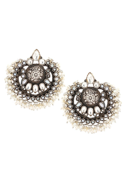 Handcrafted Stone Drop Chandbalis 
