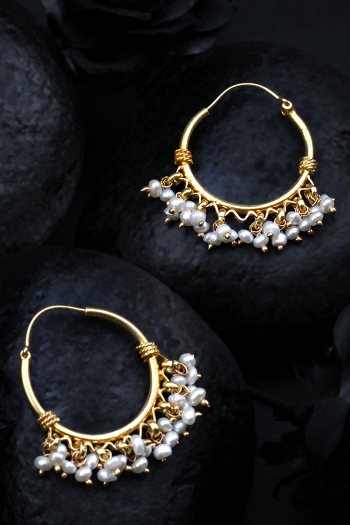 Bead Drop Dangler Earrings 