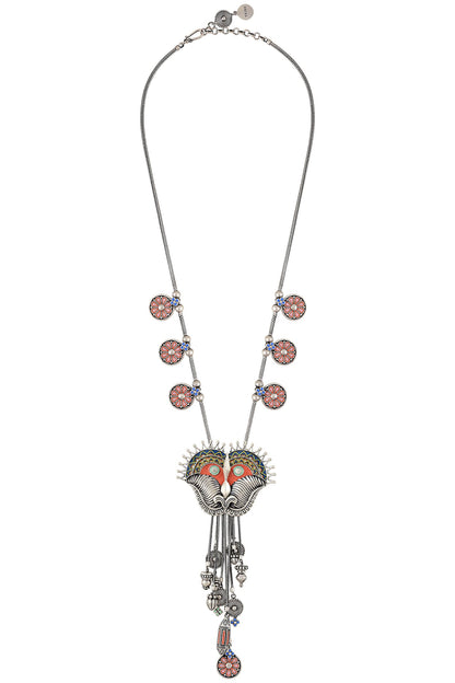 Kirtimukha Charm Necklace 
