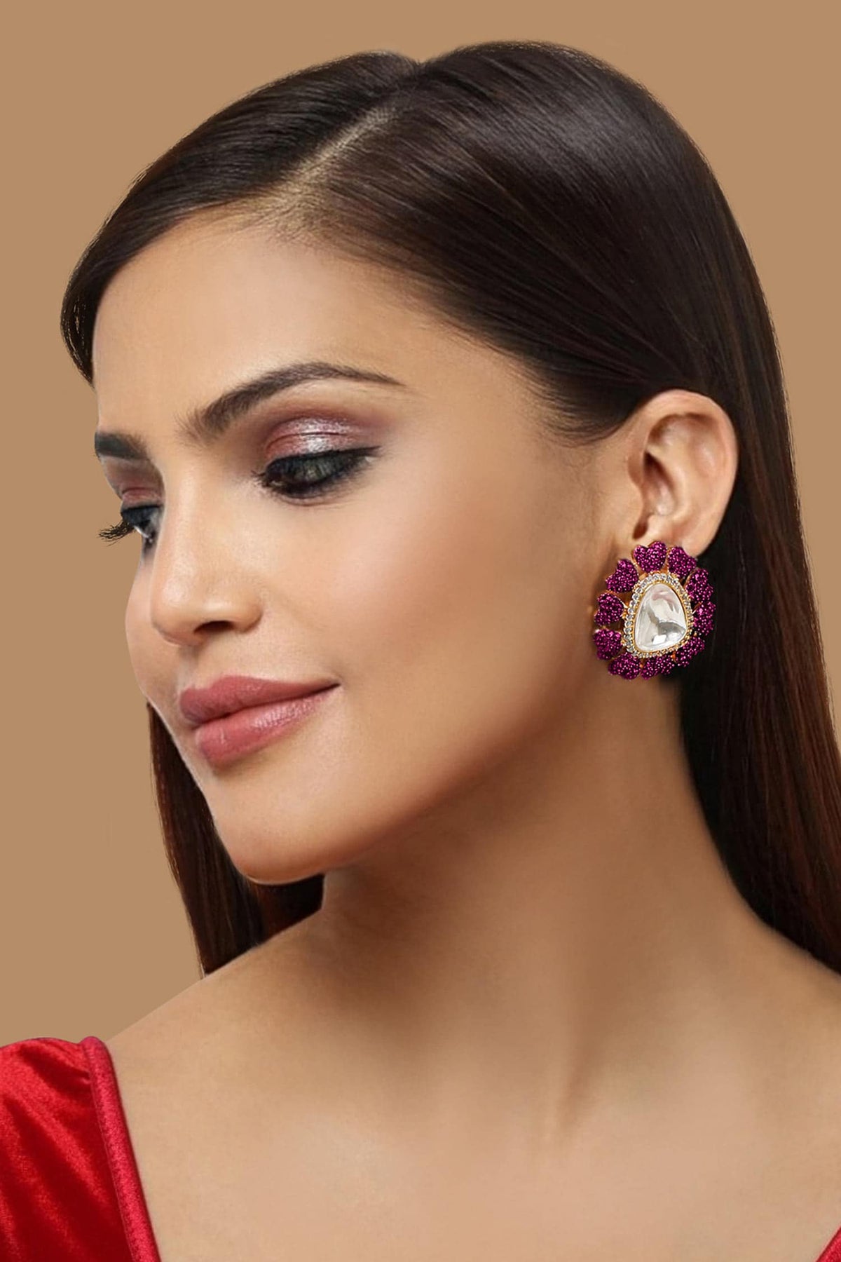 Kundan Stud Earrings 