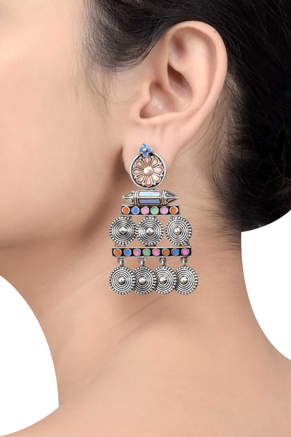 Coin Charm Taveez Earrings 