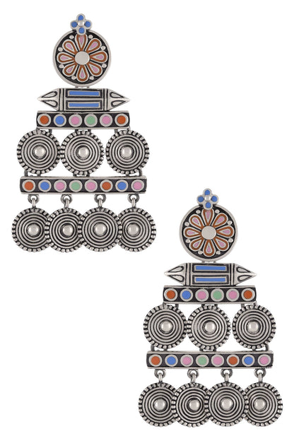 Coin Charm Taveez Earrings 
