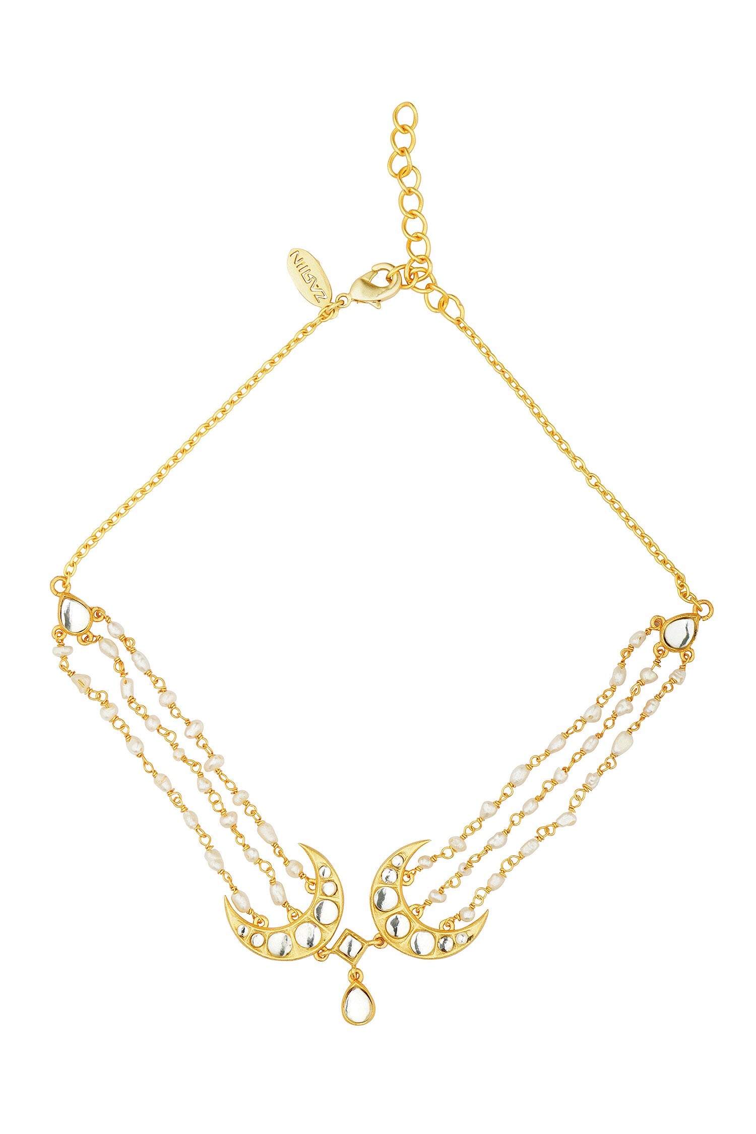 Chaand Roop Pearl Embellished Choker Necklace 