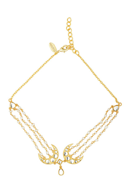 Chaand Roop Pearl Embellished Choker Necklace 