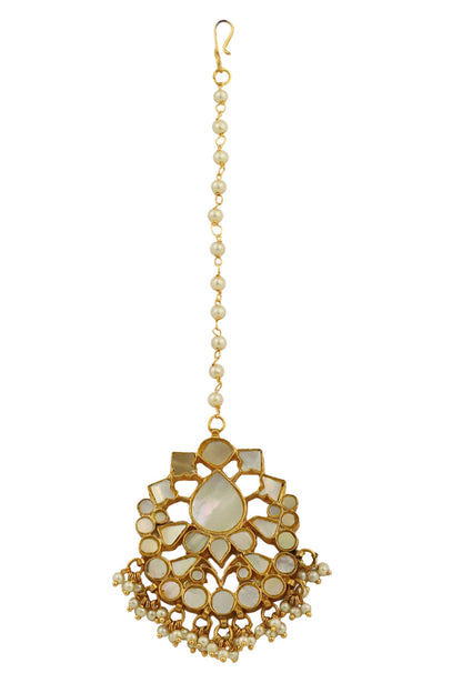 Bead Drop Maangtikka 