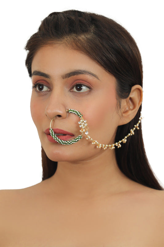 Bead Embellished Nath 