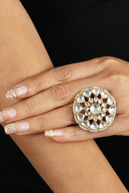 Floral Motif Ring 