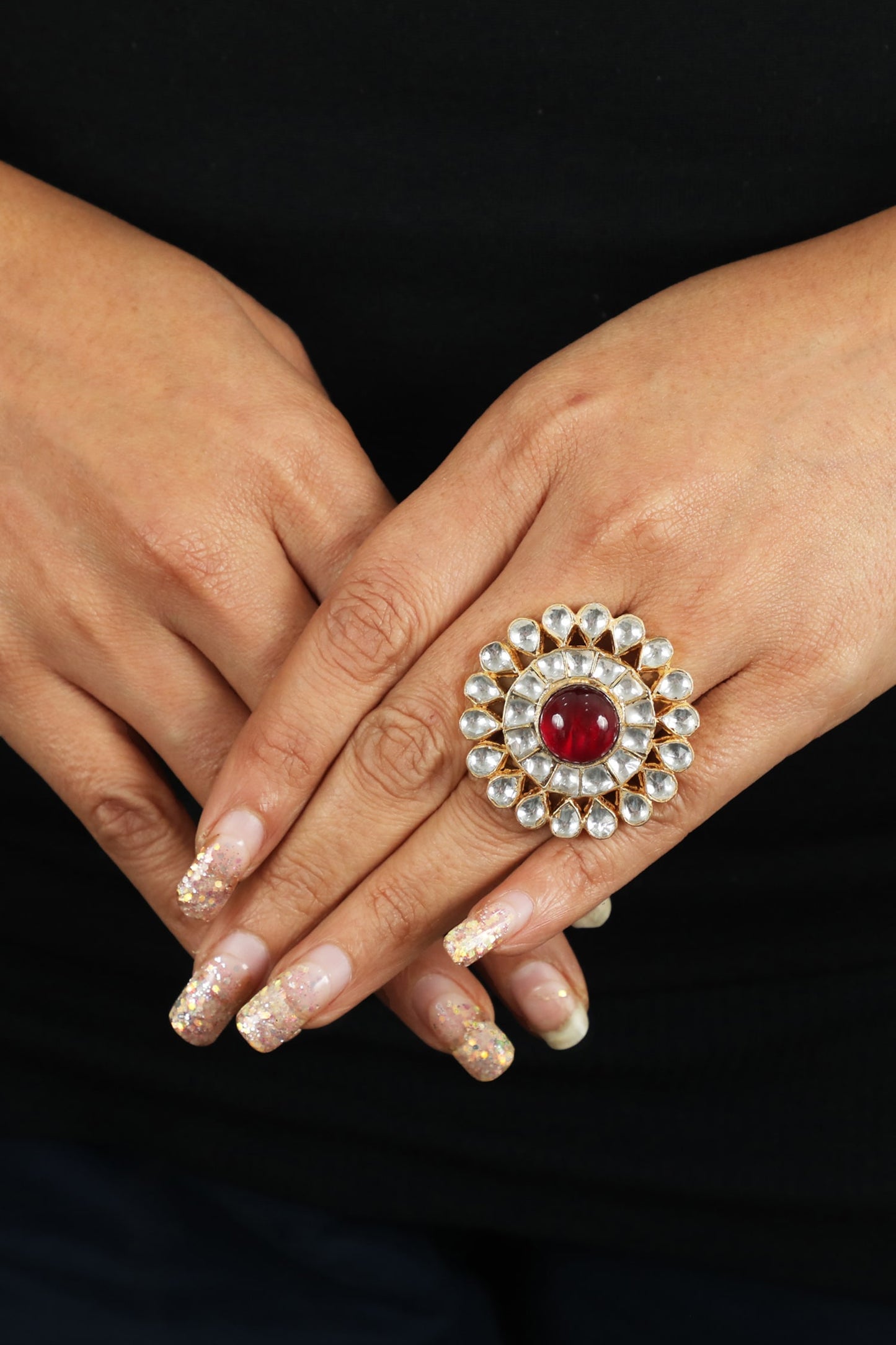 Stone Studded Ring 