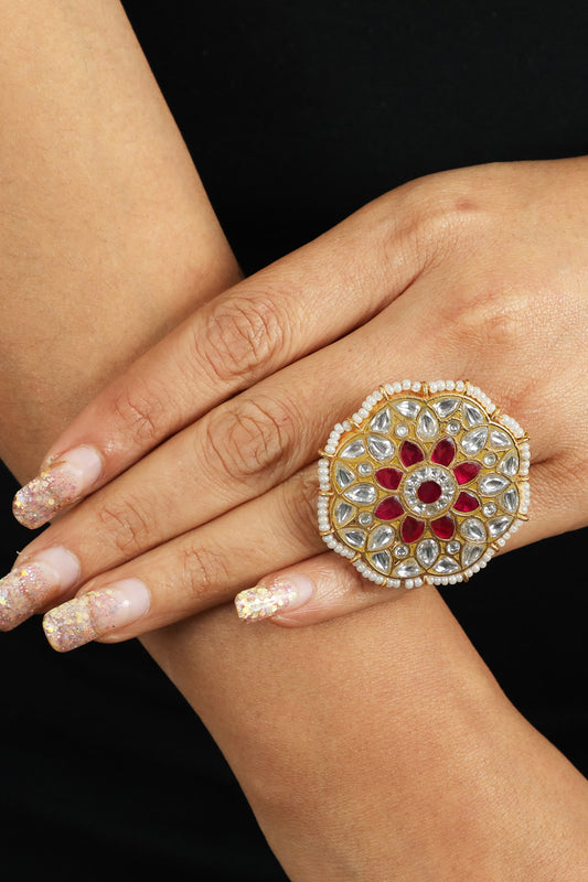 Floral Motif Ring 