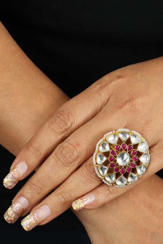 Floral Carved Ring 