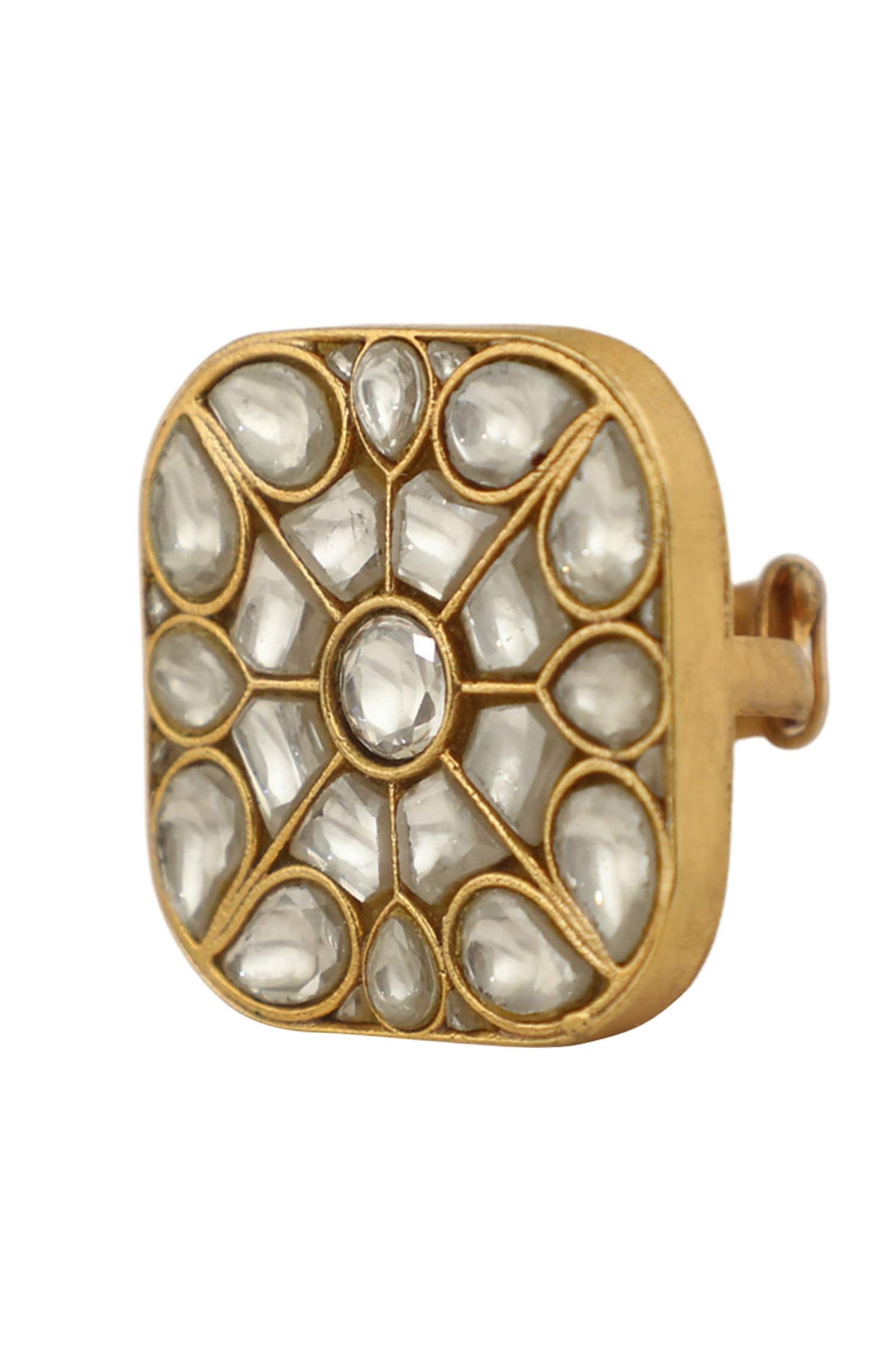 Square Motif Ring 