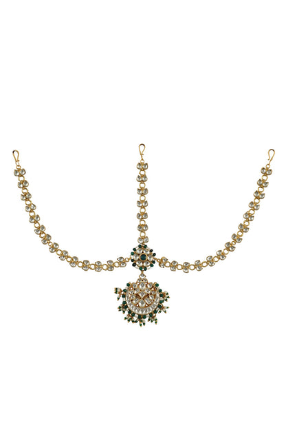 Bead Embellished Mathapatti 