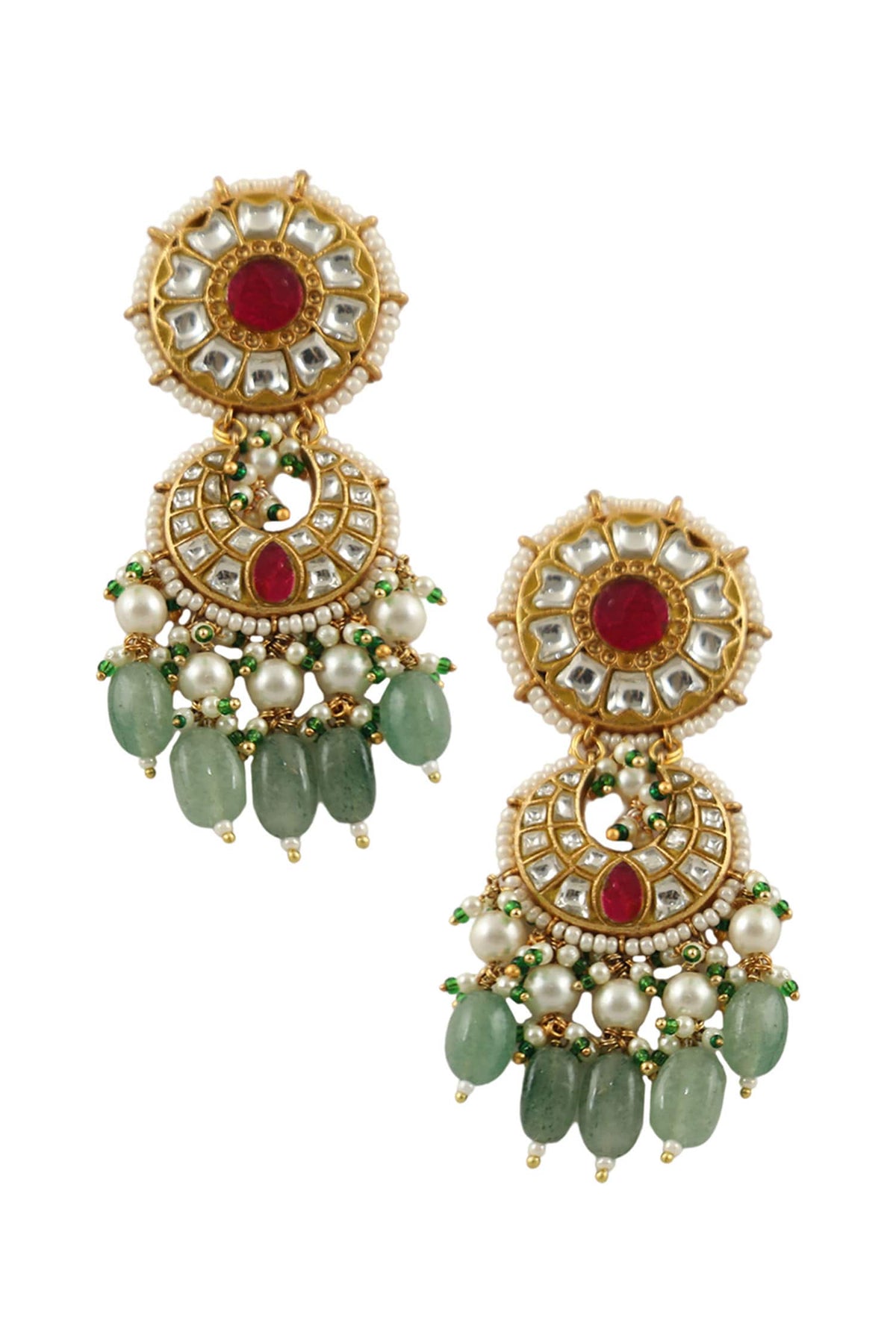 Carved Dangler Earrings 