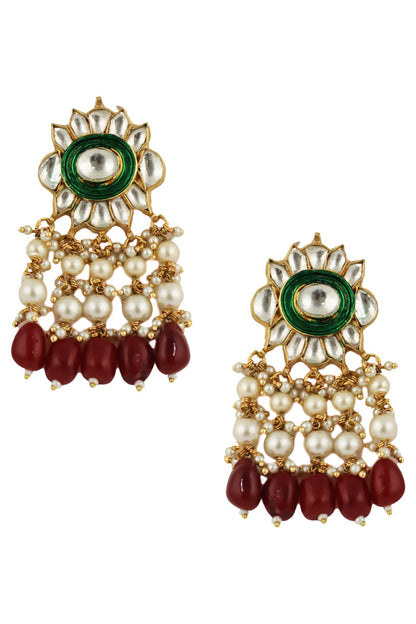 Bead Drop Dangler Earrings 