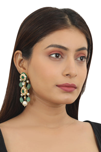 Bead Drop Dangler Earrings 