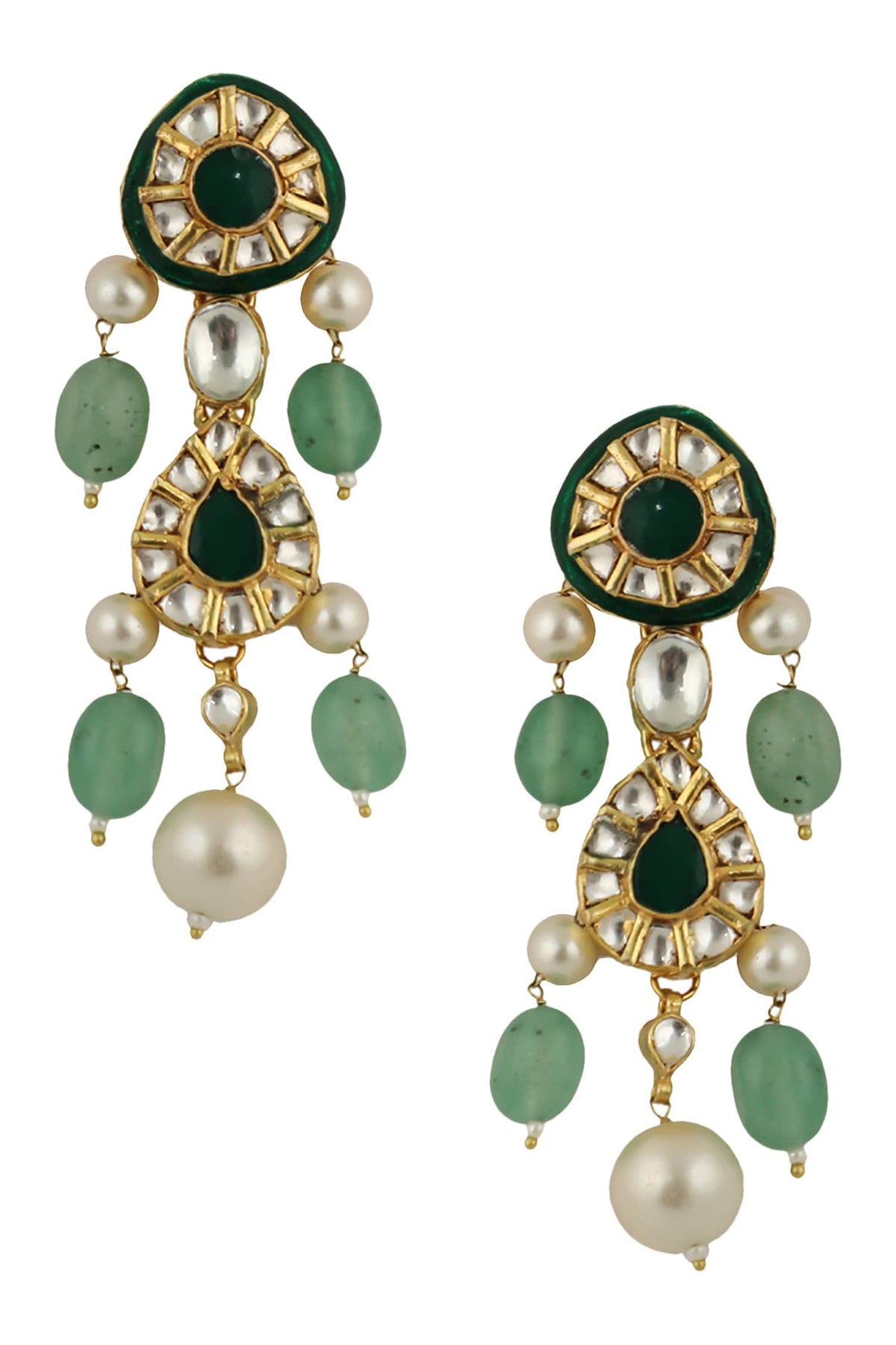 Bead Drop Dangler Earrings 