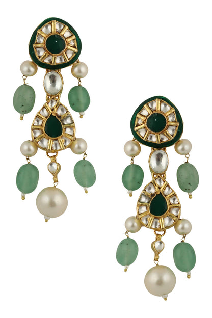 Bead Drop Dangler Earrings 