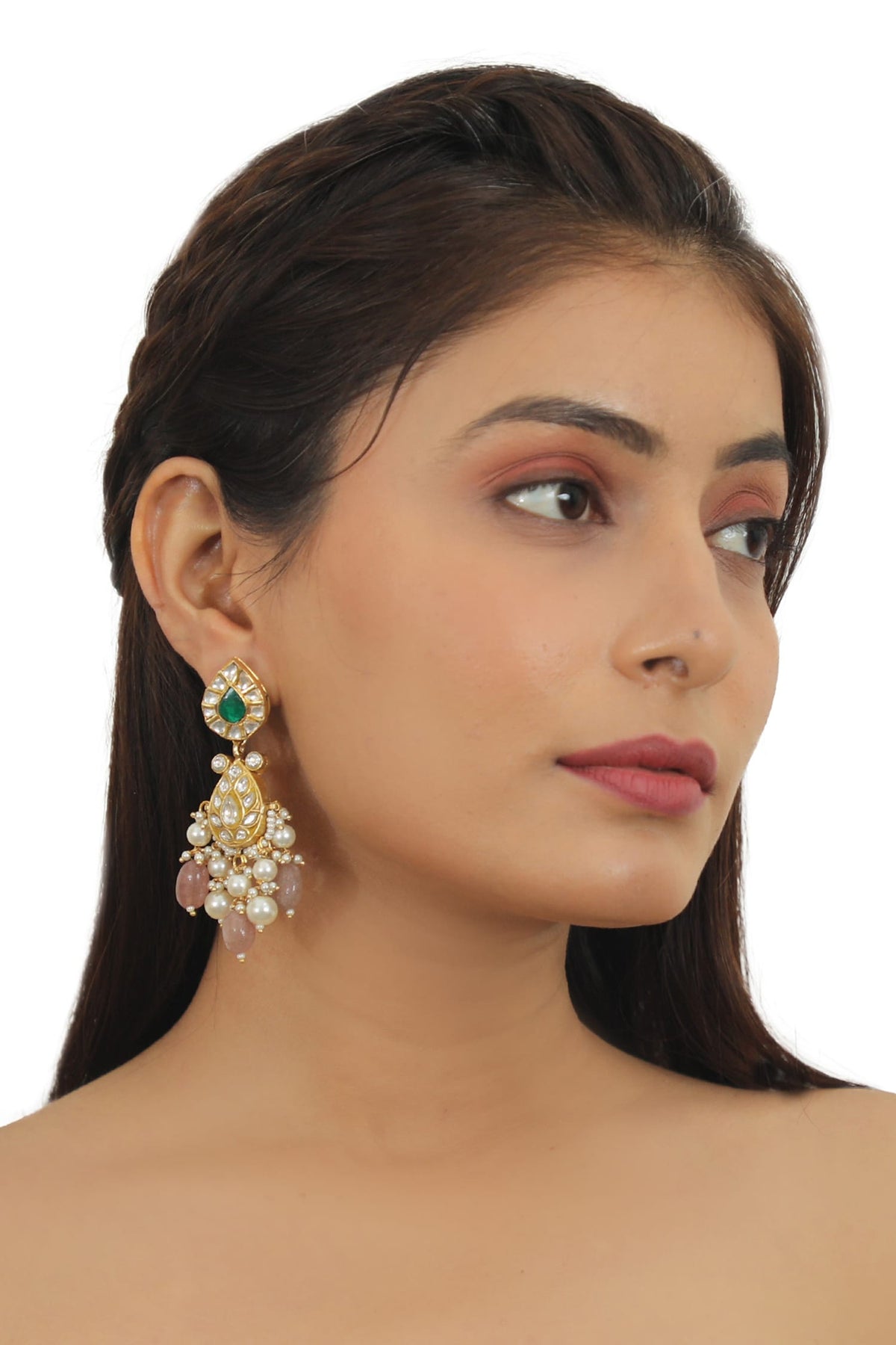 Bead Drop Dangler Earrings 
