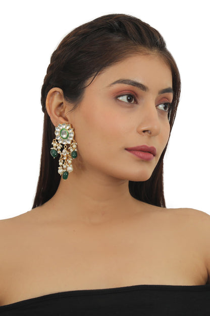 Bead Drop Dangler Earrings 