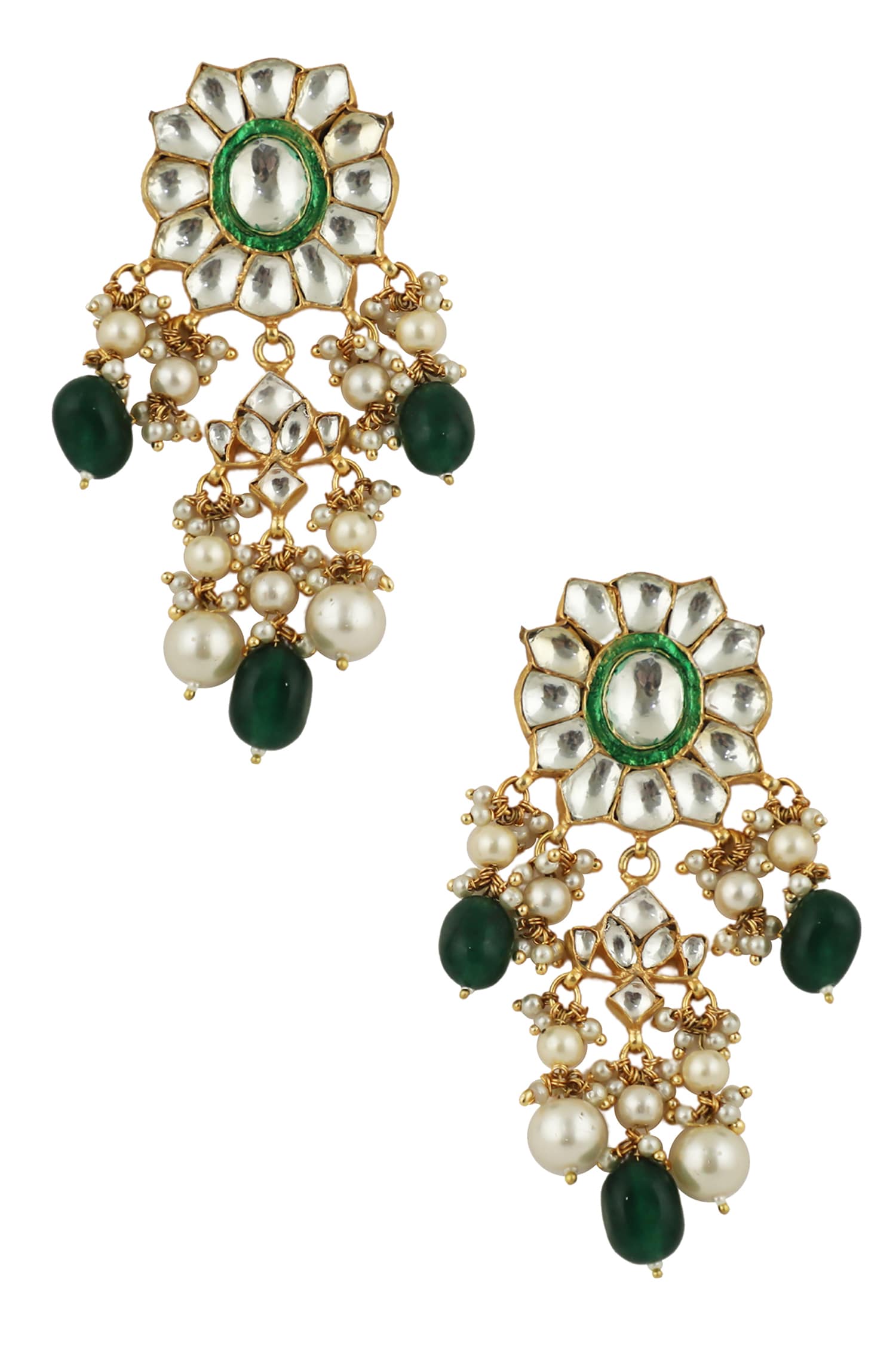 Bead Drop Dangler Earrings 