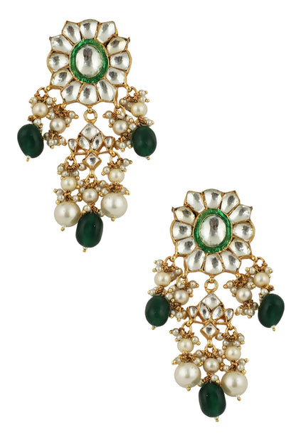 Bead Drop Dangler Earrings 
