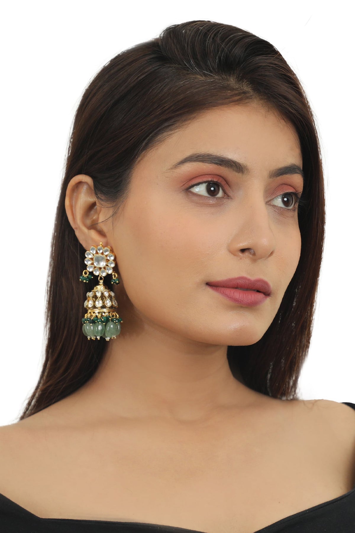 Floral Motif Jhumkas 