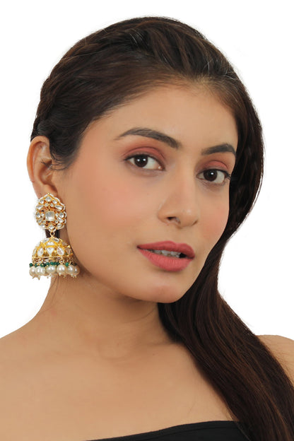 Bead Drop Jhumkas 