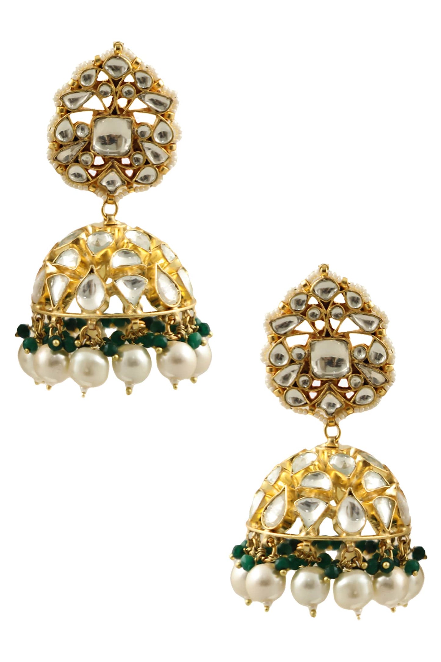 Bead Drop Jhumkas 