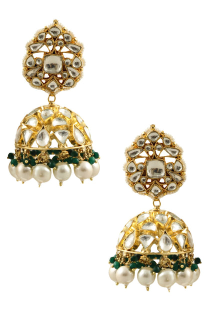 Bead Drop Jhumkas 