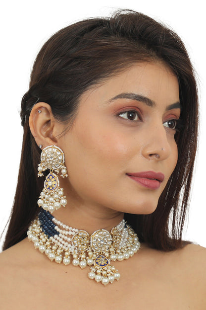 Bead Drop Necklace Set 