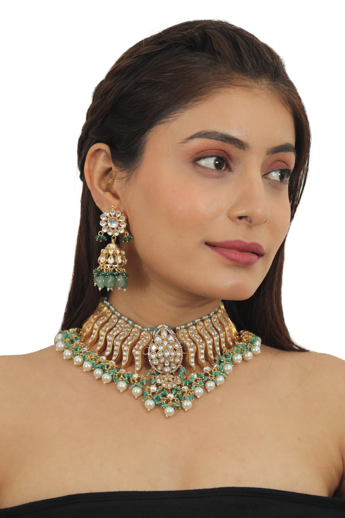Carved Necklace Set 
